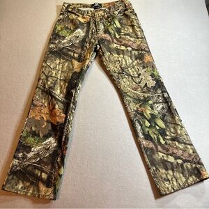 Mossy Oak Camo Jeans Mens 32x32 Green Cotton‎ Hunting Outdoor Pants